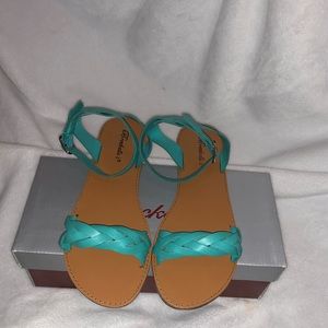 Nordstrom Rack ankle strap flat sandals